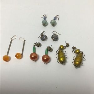 Vintage earrings. 5 pairs.